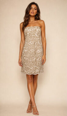 NEW MICHAEL KORS COLLECTION Dress 10 Archival Rosette Cord Crochet Italy‎ $2395